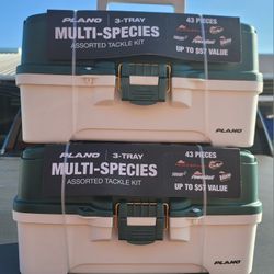 NEW Fishing Tackle Box w/ 43 pieces - $20 EACH