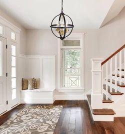 Farmhouse Globe Chandelier
