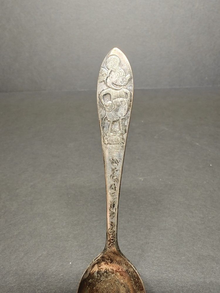 Vintage Mickey Mouse Spoon (Silver Plated)