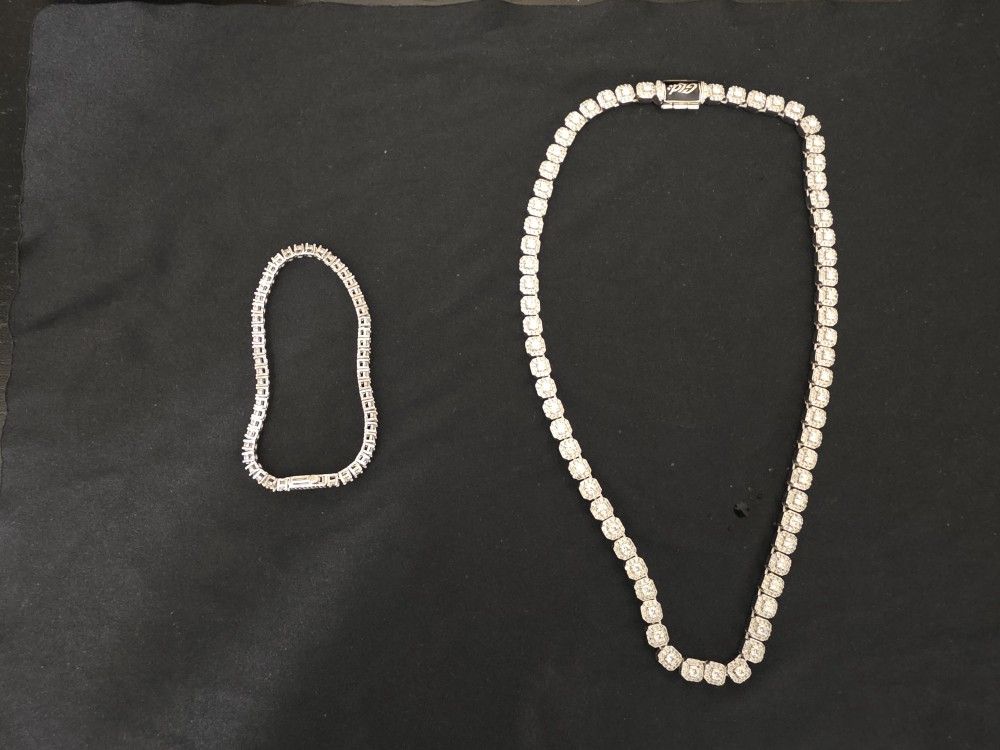 Micro Clustered Tenis Chain