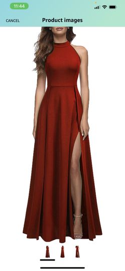 Cocktail Maxi Red Dress
