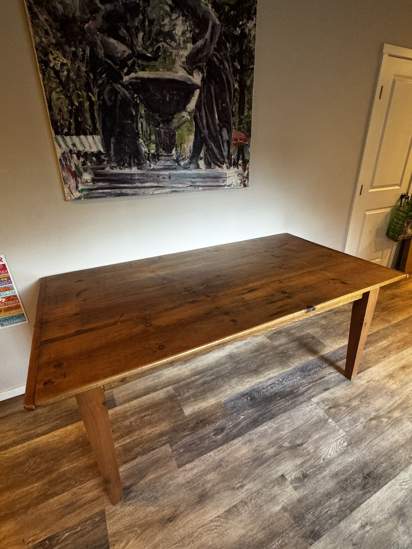 Vintage Large Wood Table