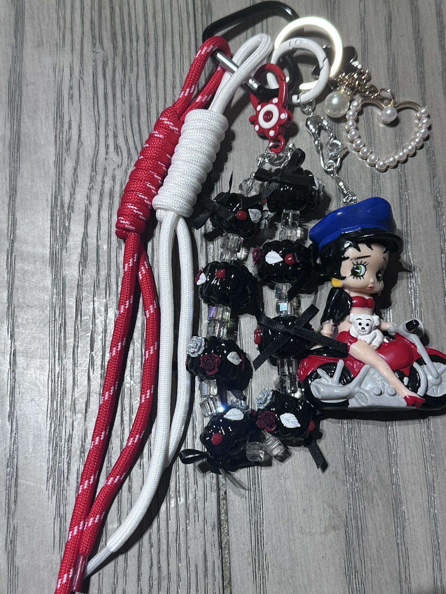 Betty Boop Bag Charm / Key Chain