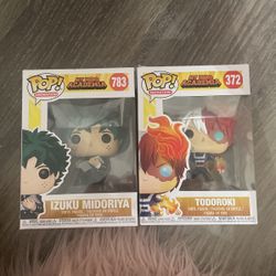 2 Funko Pops Mha 