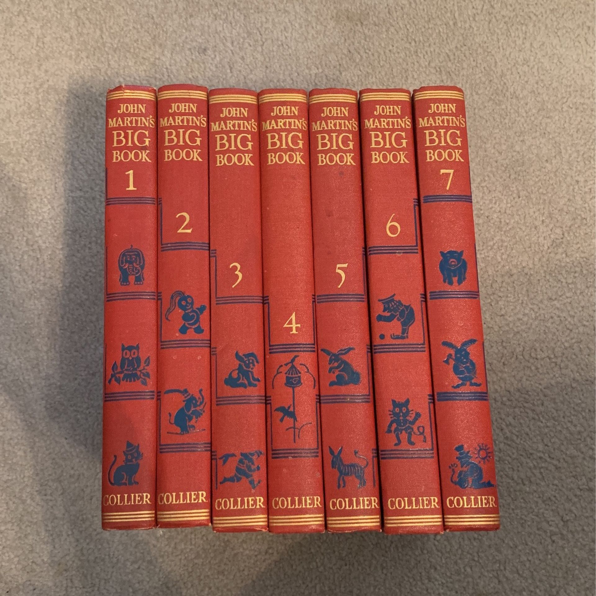 John Martin’s Big Books For Children: Complete Set Of 7