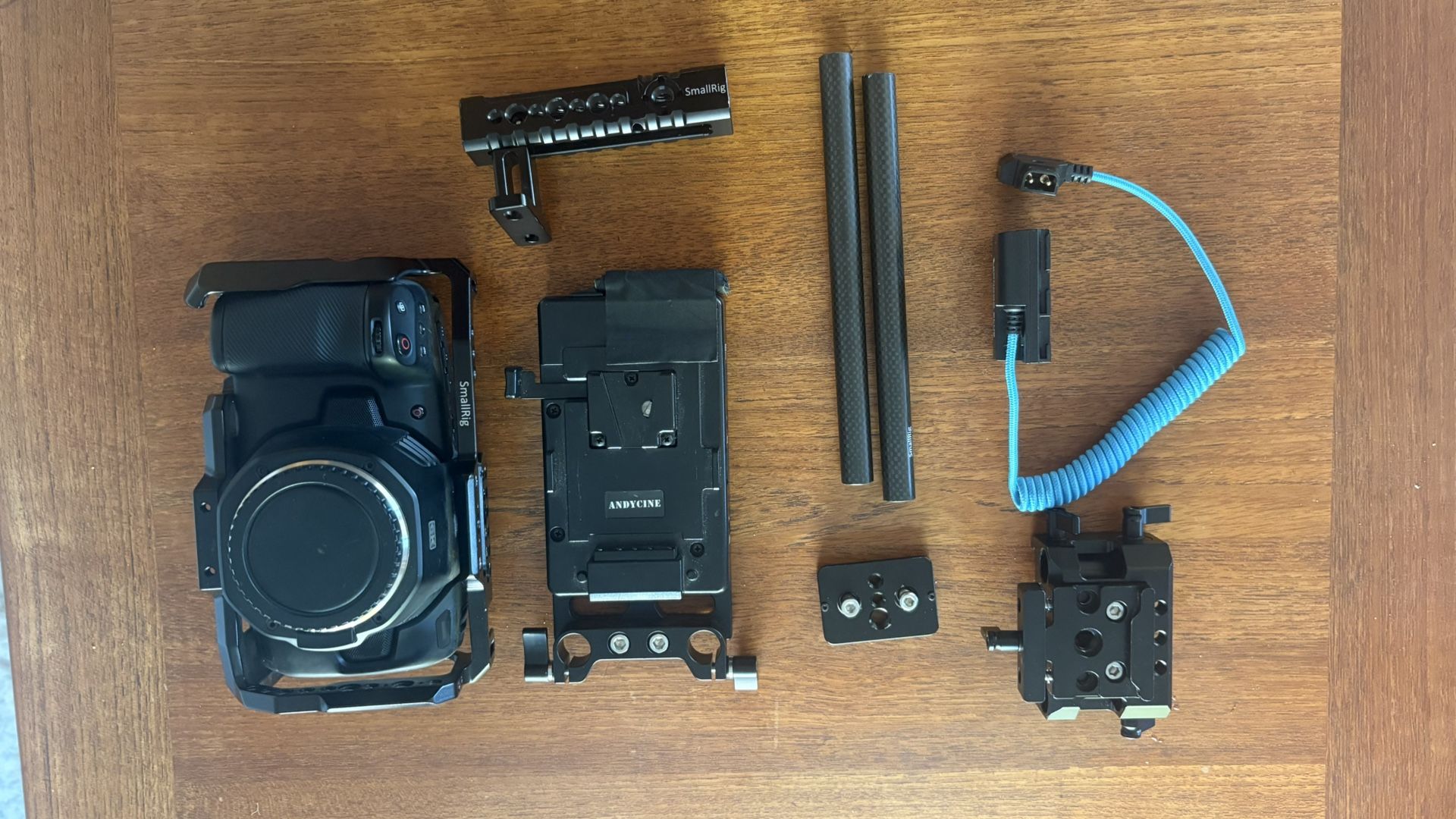 Blackmagic Pocket Cinema Camera 6k EF Mount - With Accessories, Vmount Plate, And 512gb CFast Card