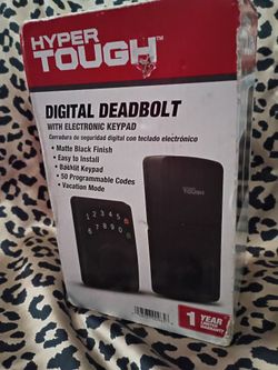 Hyper Tough DIGITAL Deadbolt!