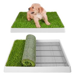 Dog Grass Pad with Tray