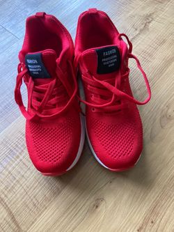Generic Red Sneakers, size 8 -Women