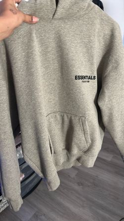 Essentials Gray Hoodie S