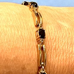 Elegant Sapphire Bracelet 