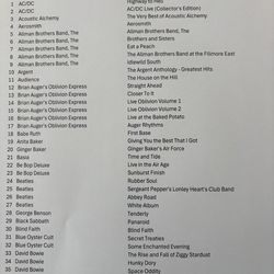 Music CDs for Sale -$4 each - 247 different - all in excellent condition