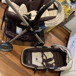 Baby Infant Stroller Car Seat and base