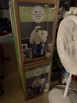 blue vase set