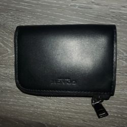 Small Black Zip Wallet