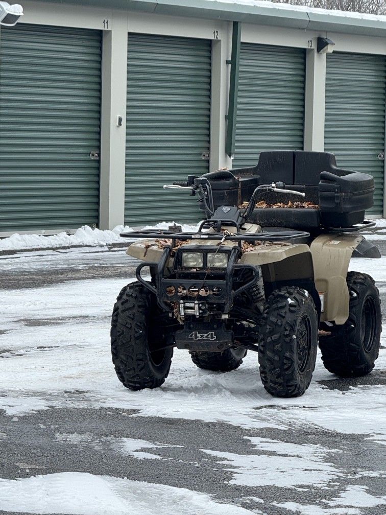 Green: 1998. Blue: 1989 Yamaha BIG Bear 350