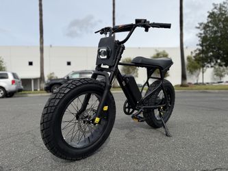 NEW Macfox X7L Fat Tire Electric Bike - Black - Long Range