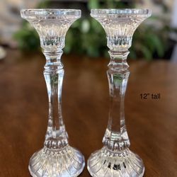 Mikasa Crystal Candlestick Holders