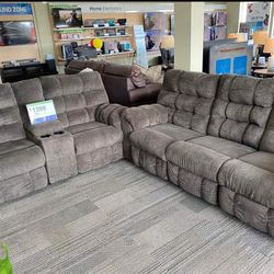 Ecieona Slate Reclinings Sofas and Loveseats Finance and Delivery Available 