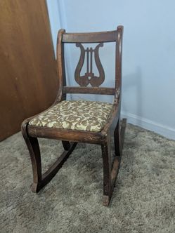 Child-size vintage accent chairs