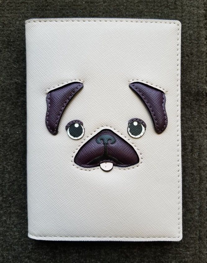 NEW Kate Spade Year of the Dog Pug Wallet / Passport Holder