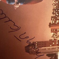 Margot Kidder 8x10" color autographed photo with Christopher Reeve/Superman