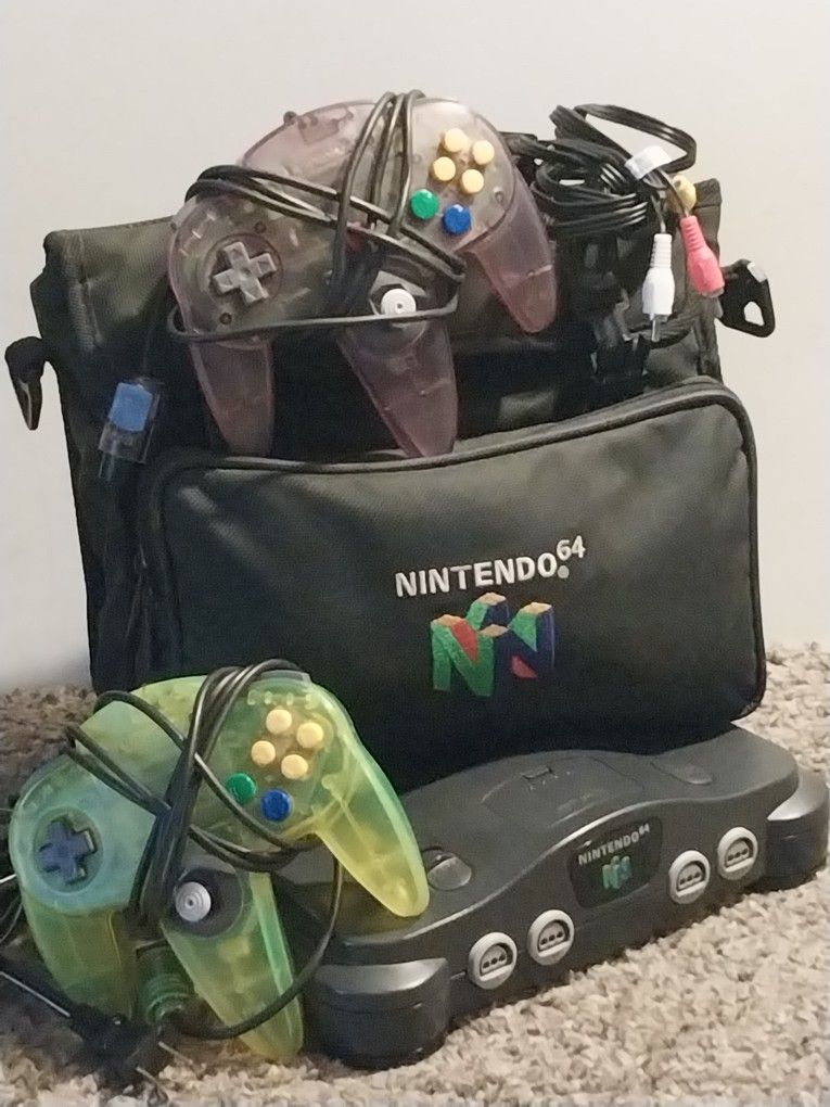 Nintendo 64 Bundle w/ Carrying Case