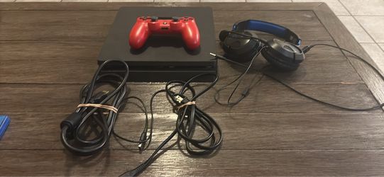 PlayStation 4 Slim Console with Controller and Headset