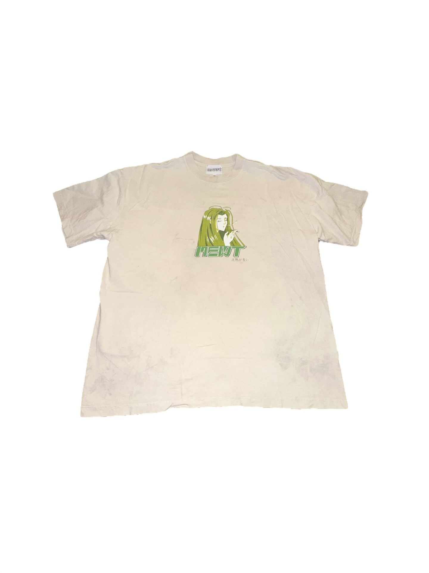 Mewt 'チェーンスモーカー' T-shirt Beige