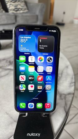 Apple iPhone with Black Case