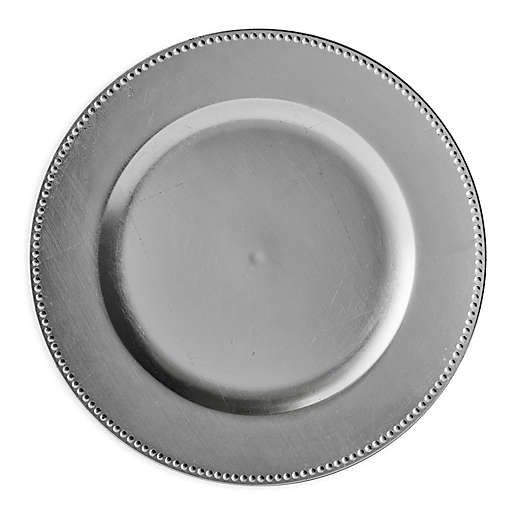 Silver Chargers Plates 