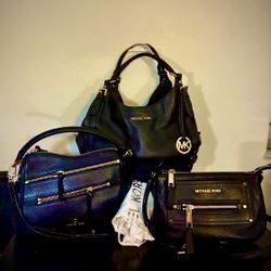 Michael Kors 3 PC Bundle Bag Set 