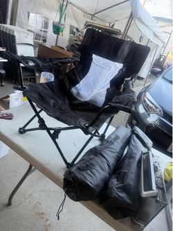Twin pack of camping or fishing chairs