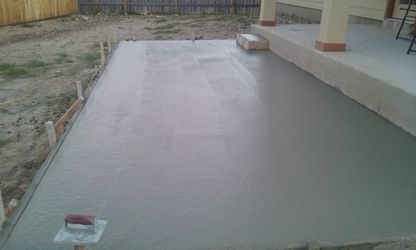 Concrete work we have the best Prices on bell county area