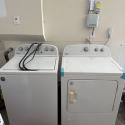 Whirlpool washer and dryer