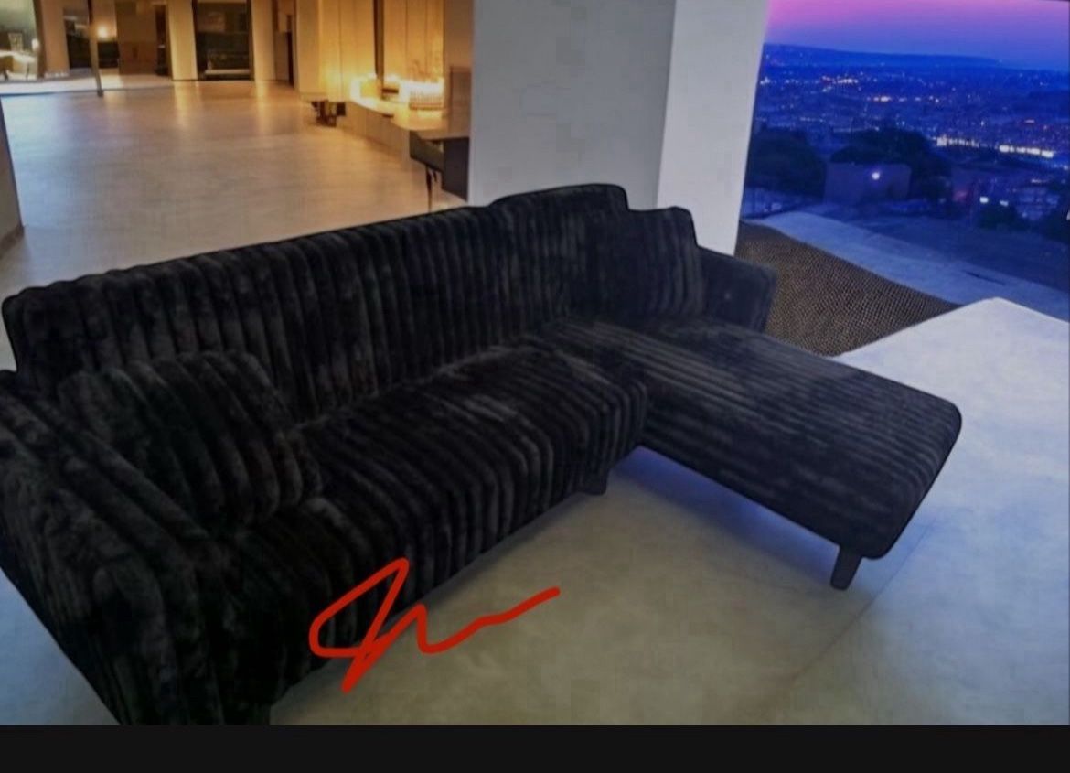 New! Comfy luxurious Sofa With Built In QUEEN sleeper !!