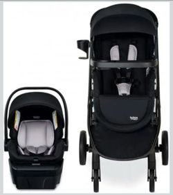 Britax Willow Brook Travel System With Aspen Base — Onyx Glacier
Car Seat Stroller Combo; Brook Stroller & Willow Infant Car Seat; ClickTight Technolo