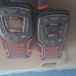 2 cobra walkie talkie micro talk
