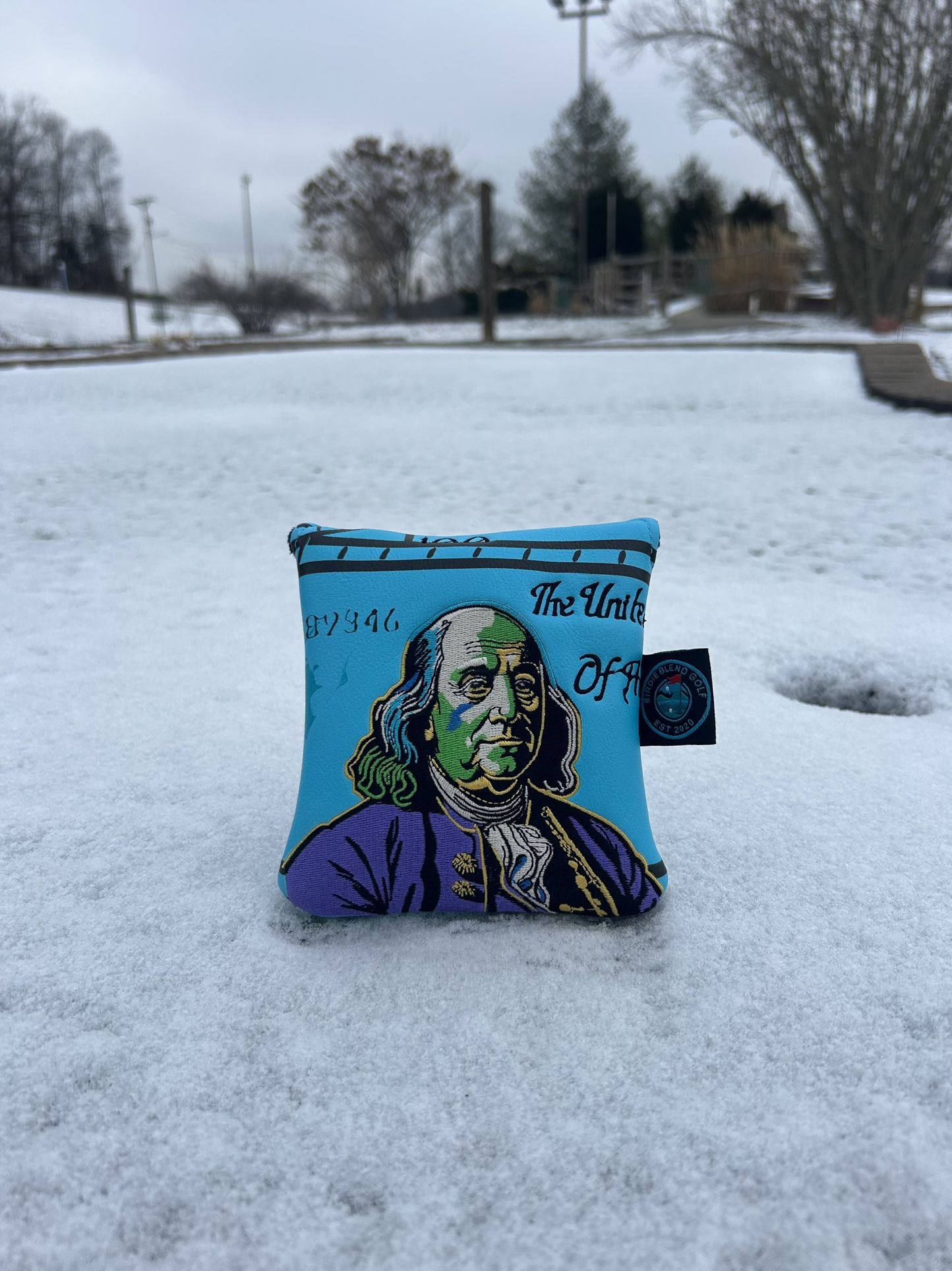 Benjamin Franklin Golf Mallet Putter Headcover