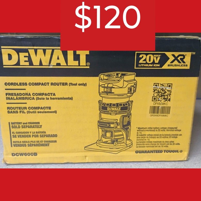 DeWalt 20v XR Router