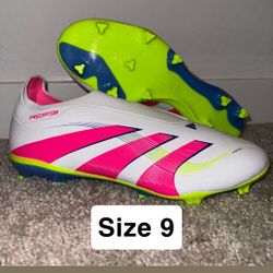 Adidas Predator Laceless Size 9 Mens Soccer Cleats