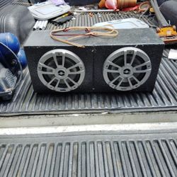 SPEAKER BOX WITH INFINITY SPEAKERS 