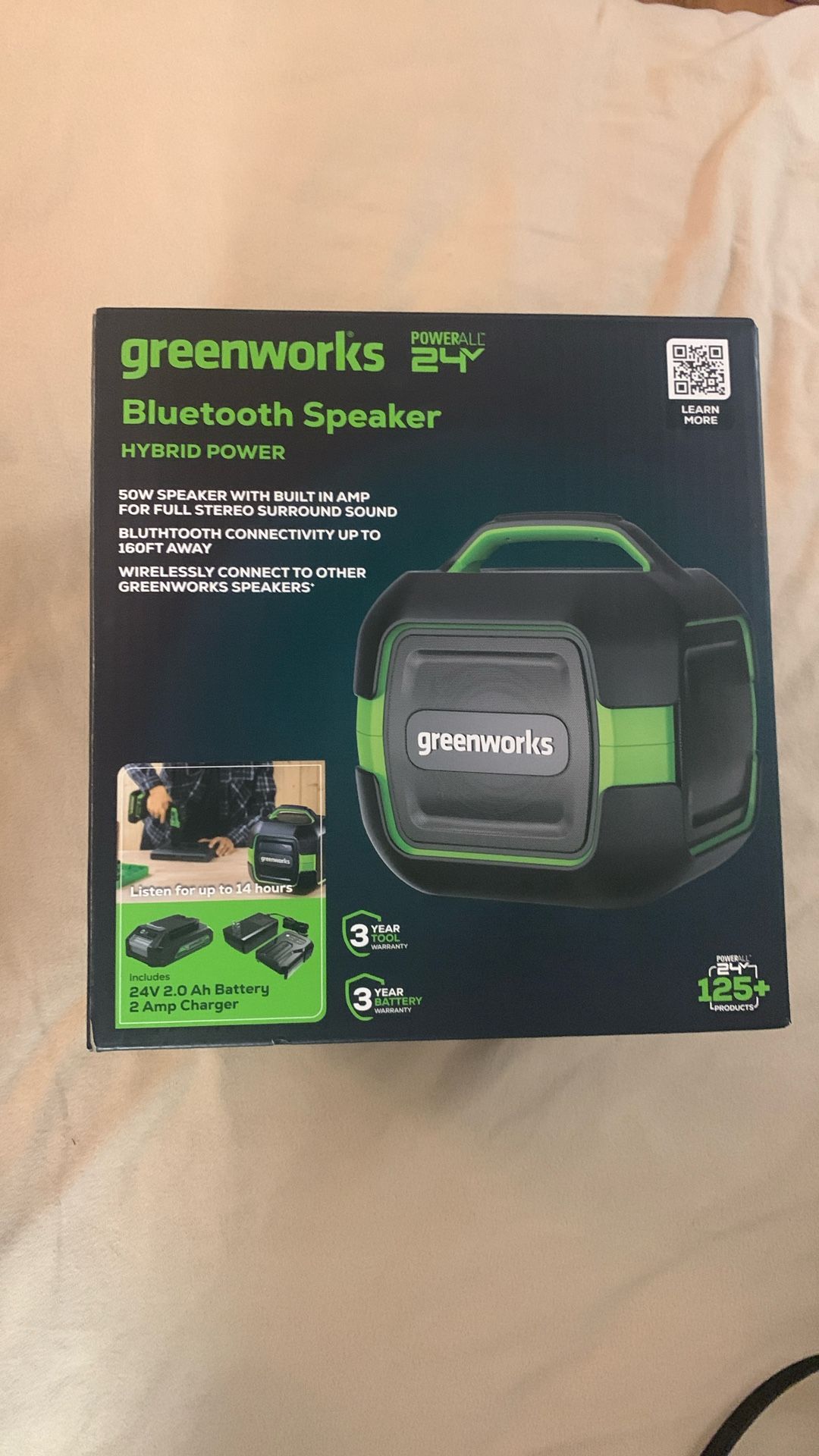 Green Works Speaker Wireless Bluetooth