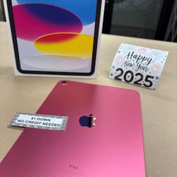 Apple IPad 10th Gen Tablet - Only $5 Today Pay The Rest Later! 
