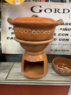 Set De Cazuela De Barro
