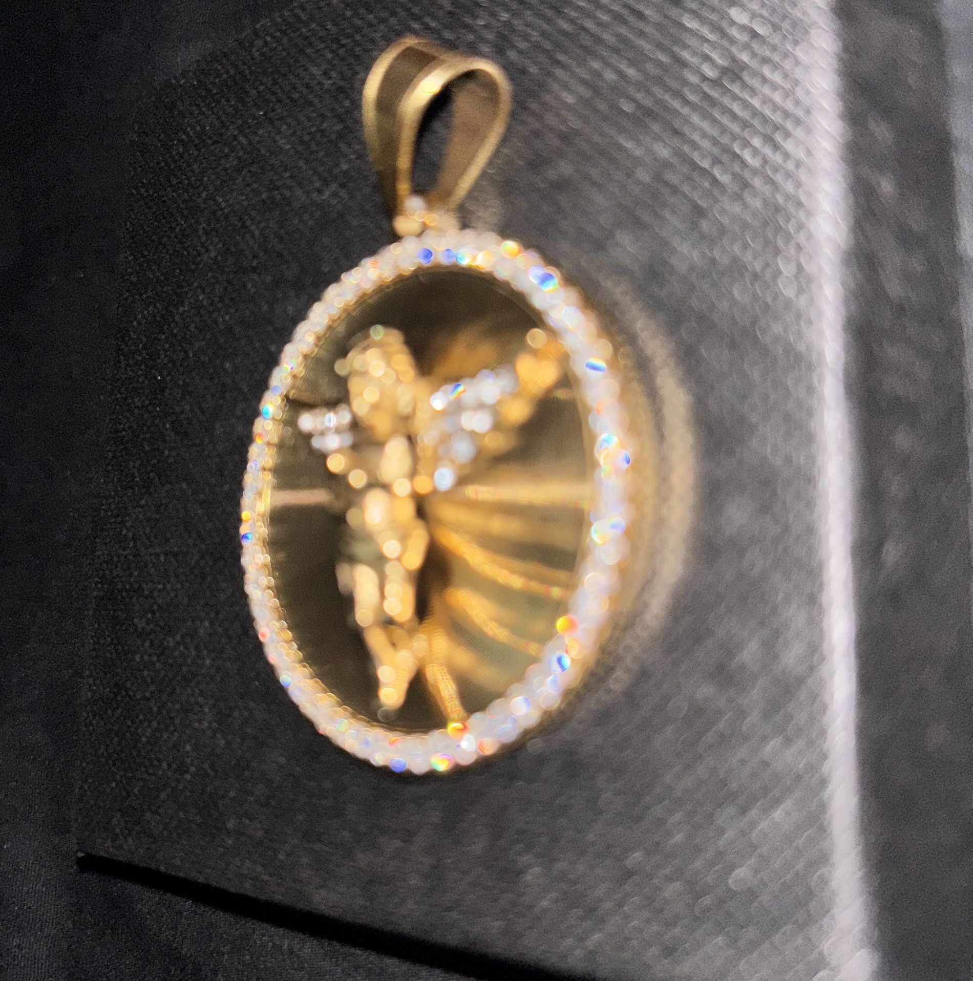 Gold Pendant with Chain