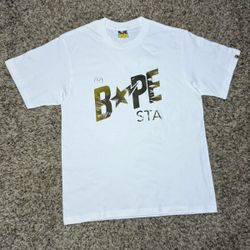 White Bape Sta Tee