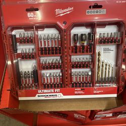 60pc Milwaukee impact tip bits  brand new
