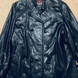 Vintage Europe Craft Black Leather Jacket 