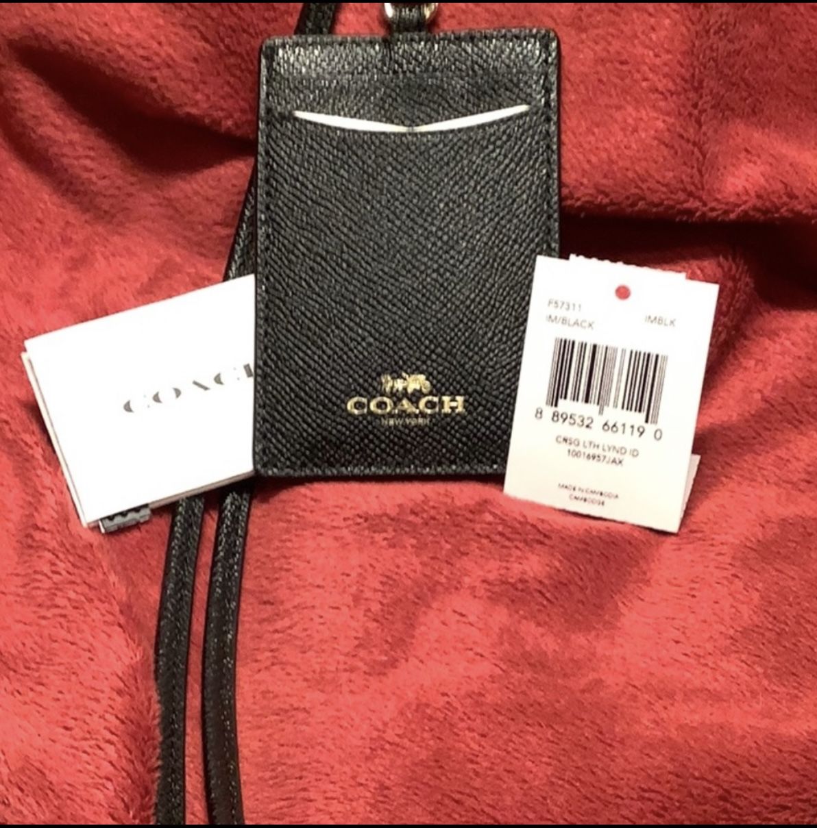 New Coach ID Lanyard